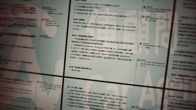 信託合約畫面